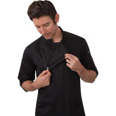 COAT ZIPPER L/S,COLOR:BLACK - Mabrook Hotel Supplies